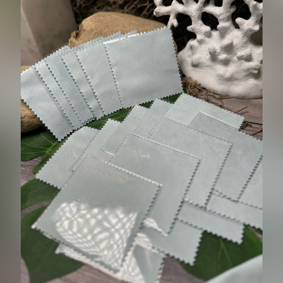 Individually Wrapped Blank Jewelry Cleaning Polishing Cloths Resellers Gifts Lot - Picture 14 of 16